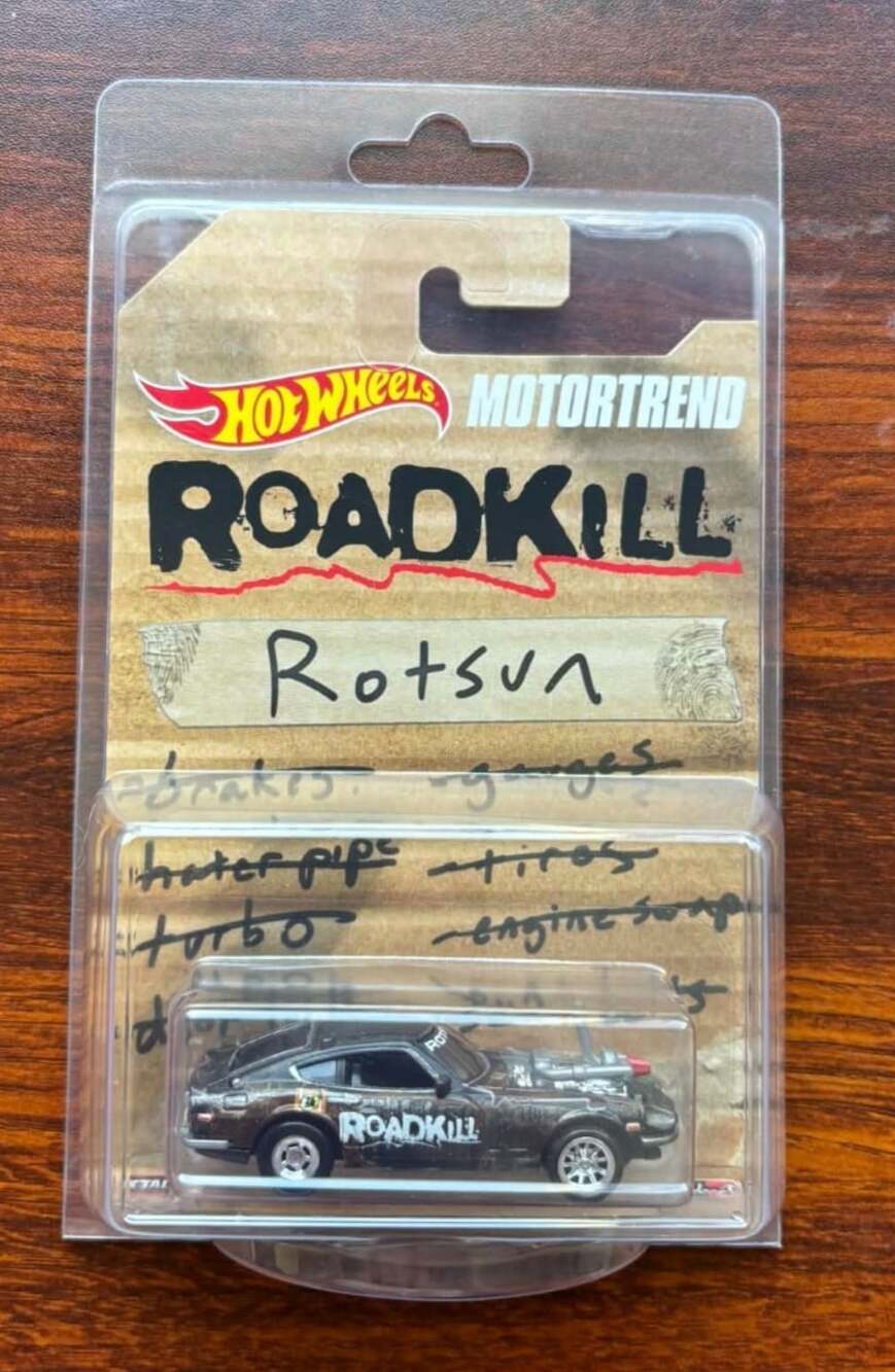 2020 Hot Wheels Motortrend Roadkill Rotsun Custom 71 Datsun 240z Metal GRF090910